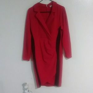 Red Collar dress